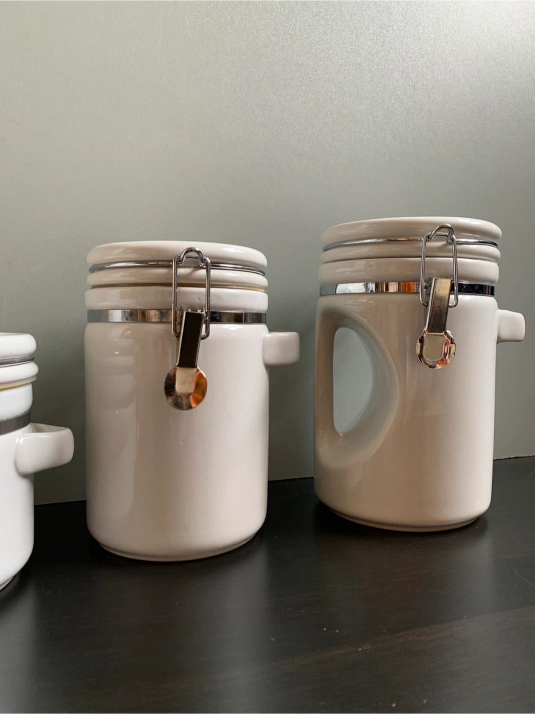 Set of 4 Ceramic Canisters - photo 5