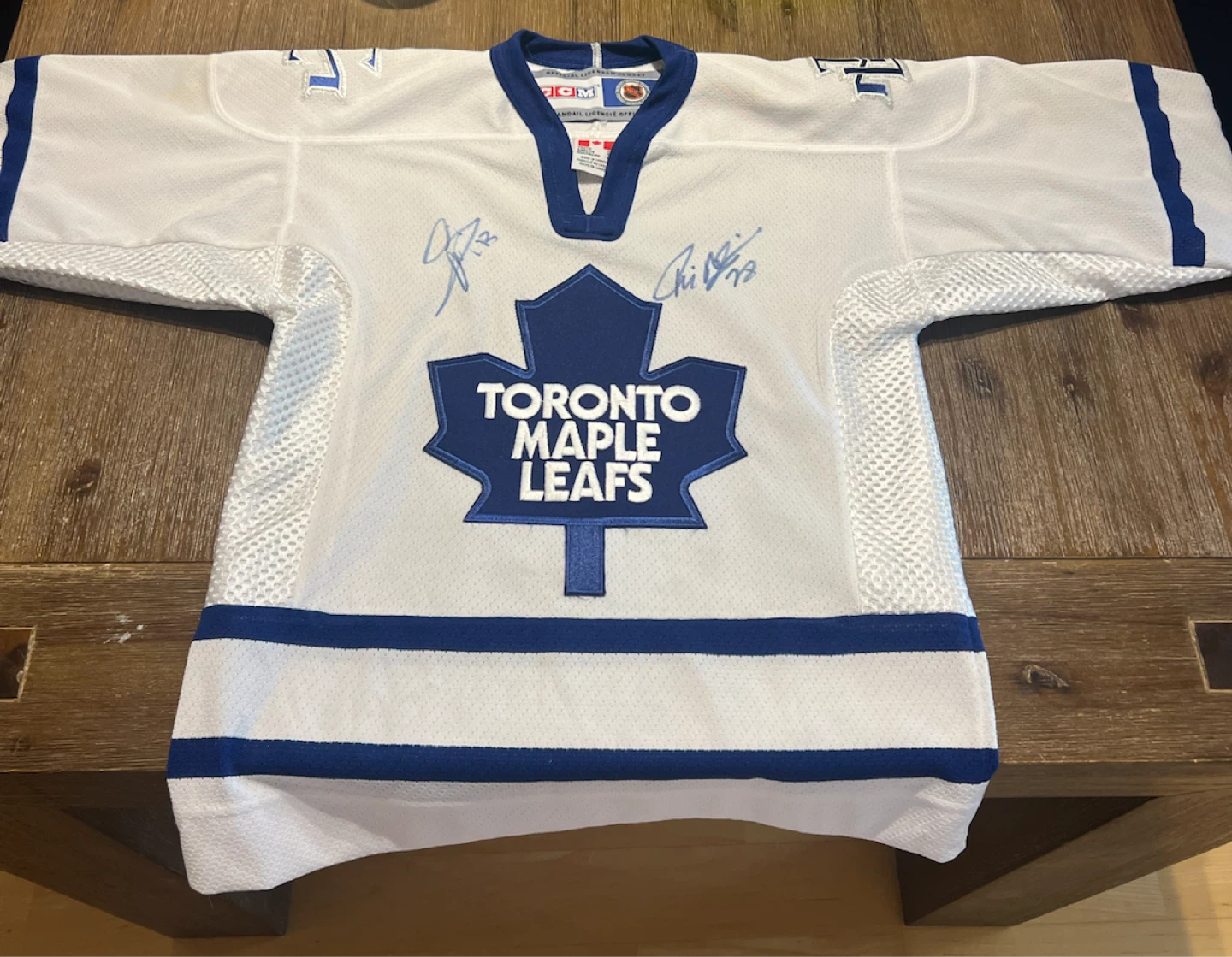 Toronto Maple Leafs Youth Jersey Signed Mats Sundin Tie Domi