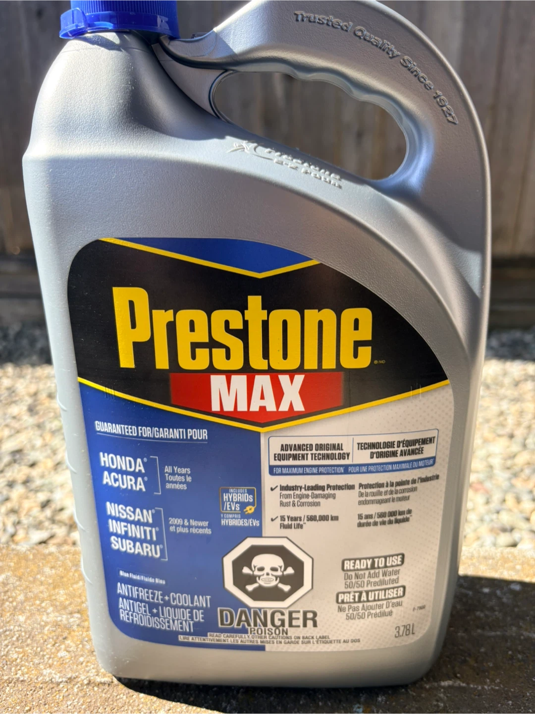 Prestone MAX Antifreeze + Coolant 3.78L