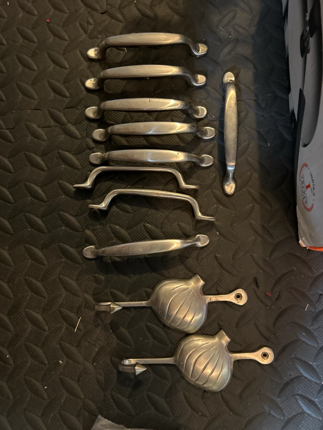 Assorted Cabinet Knobs, Handles and Hooks