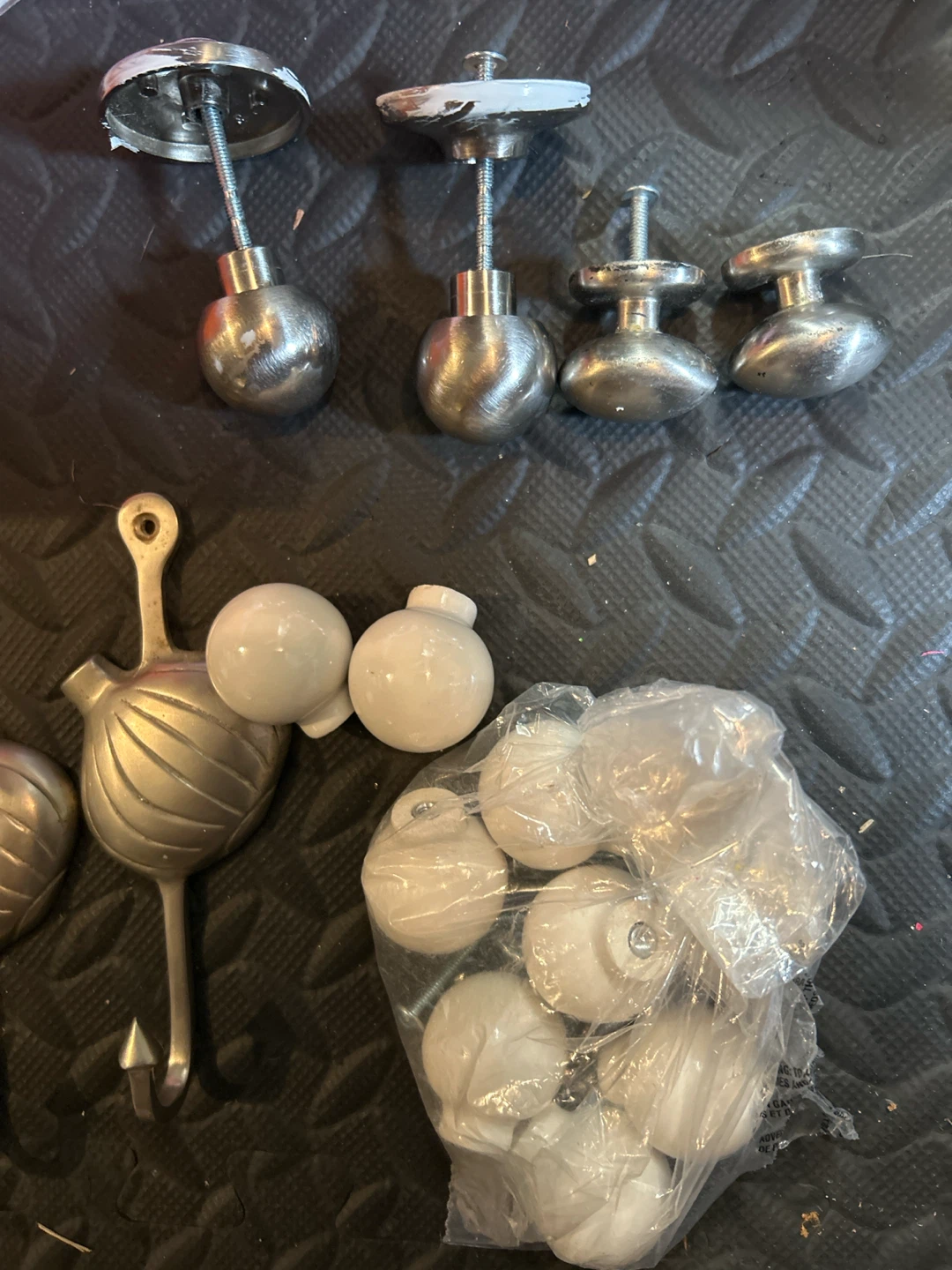 Assorted Cabinet Knobs, Handles and Hooks - photo 3