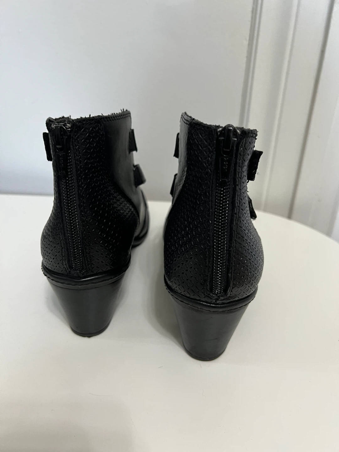 🏈 Rockport Cobb Hill Women's Black Boots Size 10 - photo 3