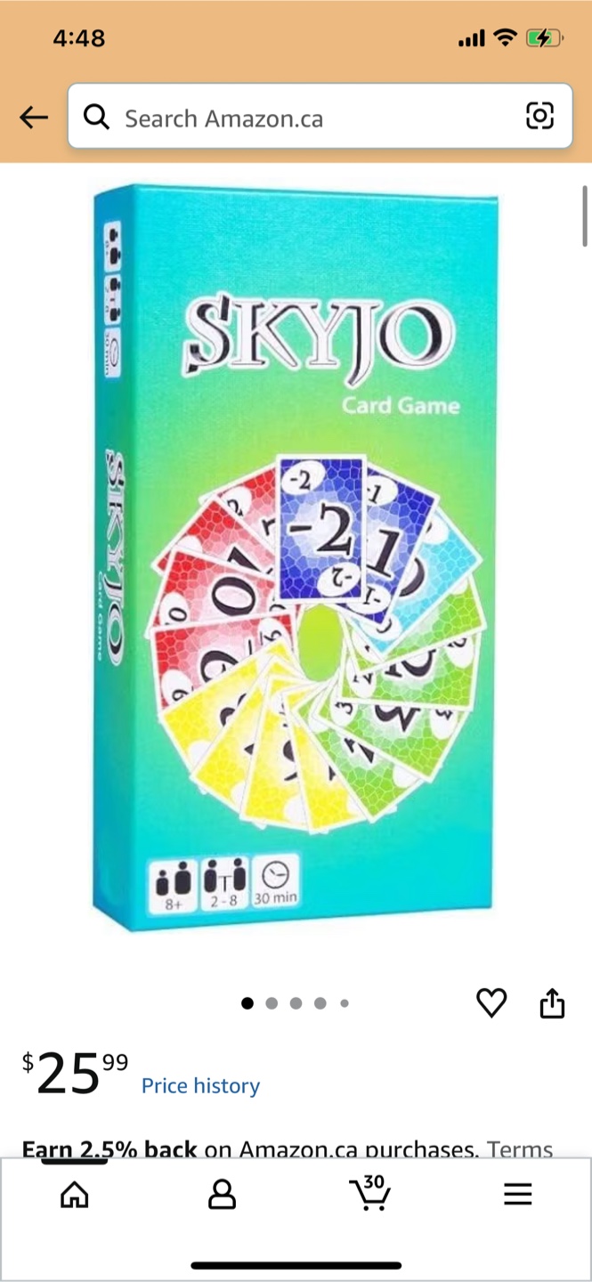 SKYJO Card Game - photo 2