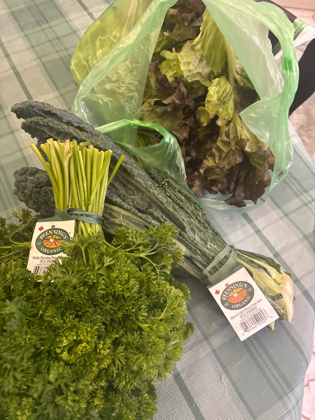 Pfenning's Organic Kale, Parsley, and Lettuce