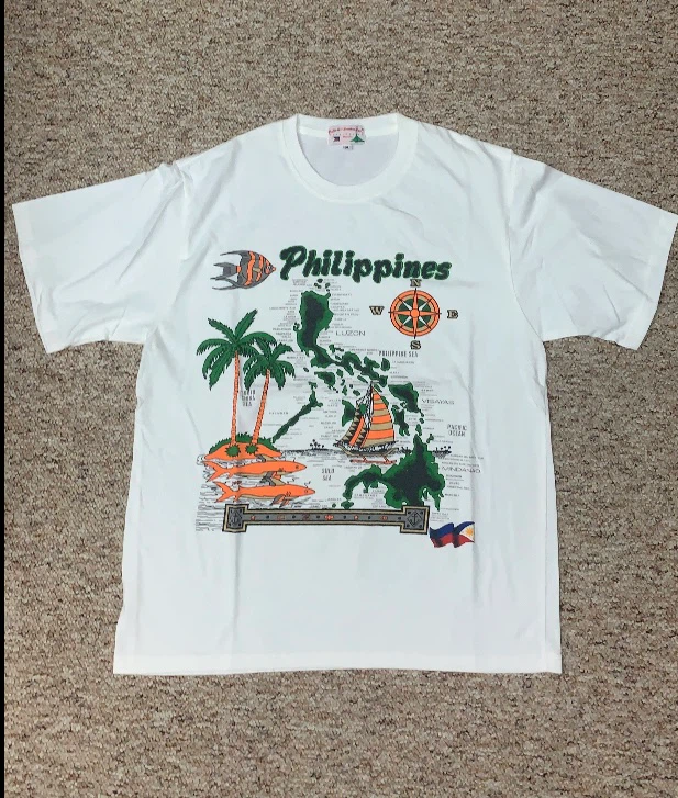 White Philippines Souvenir T-Shirt