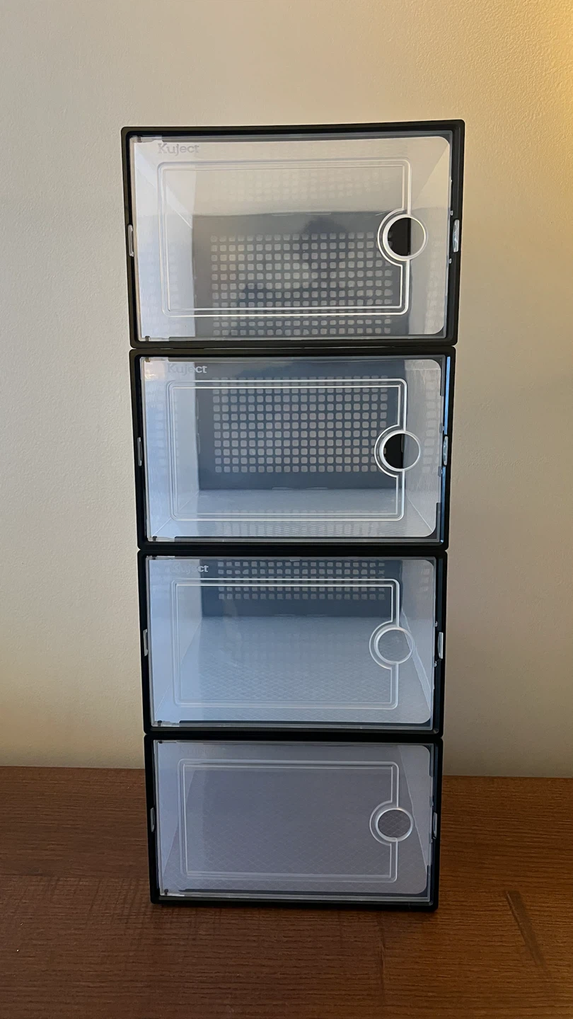 🏈 Set of 4 X-Large Shoe Storage Boxes