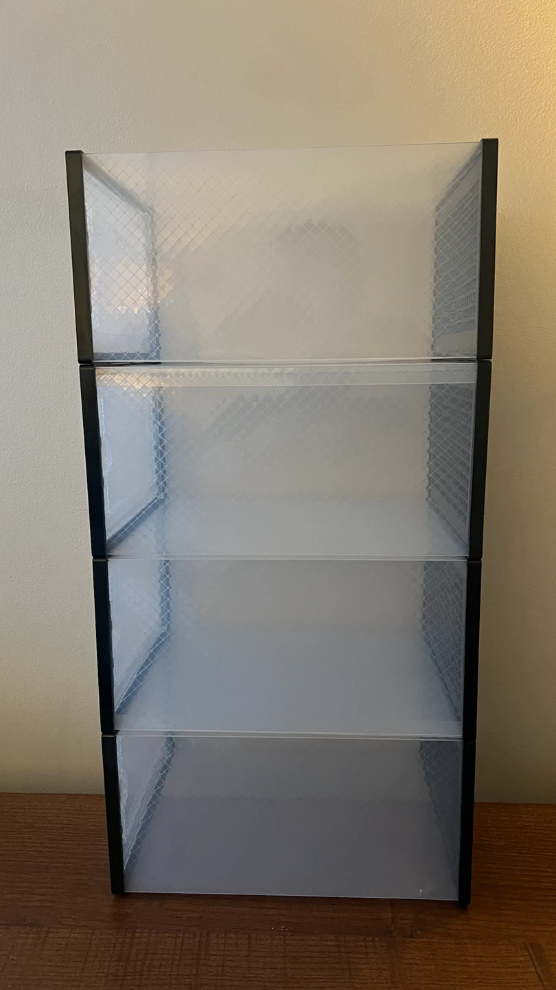 🏈 Set of 4 X-Large Shoe Storage Boxes - photo 2