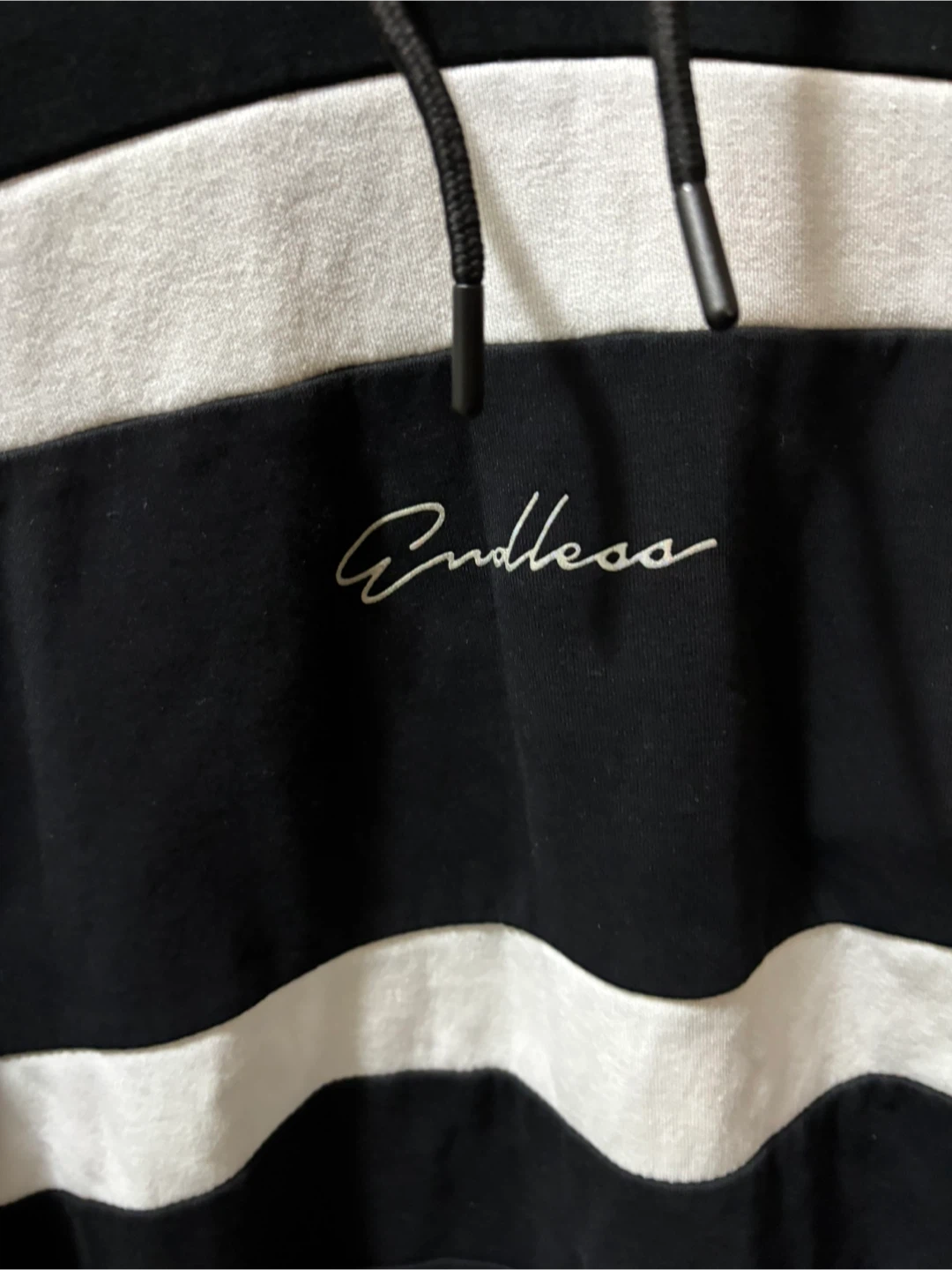Endless black and white hoodie - photo 4