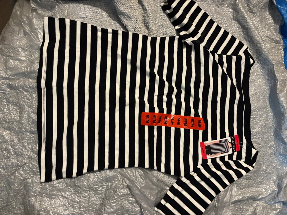 Ellen Tracy Striped Top M