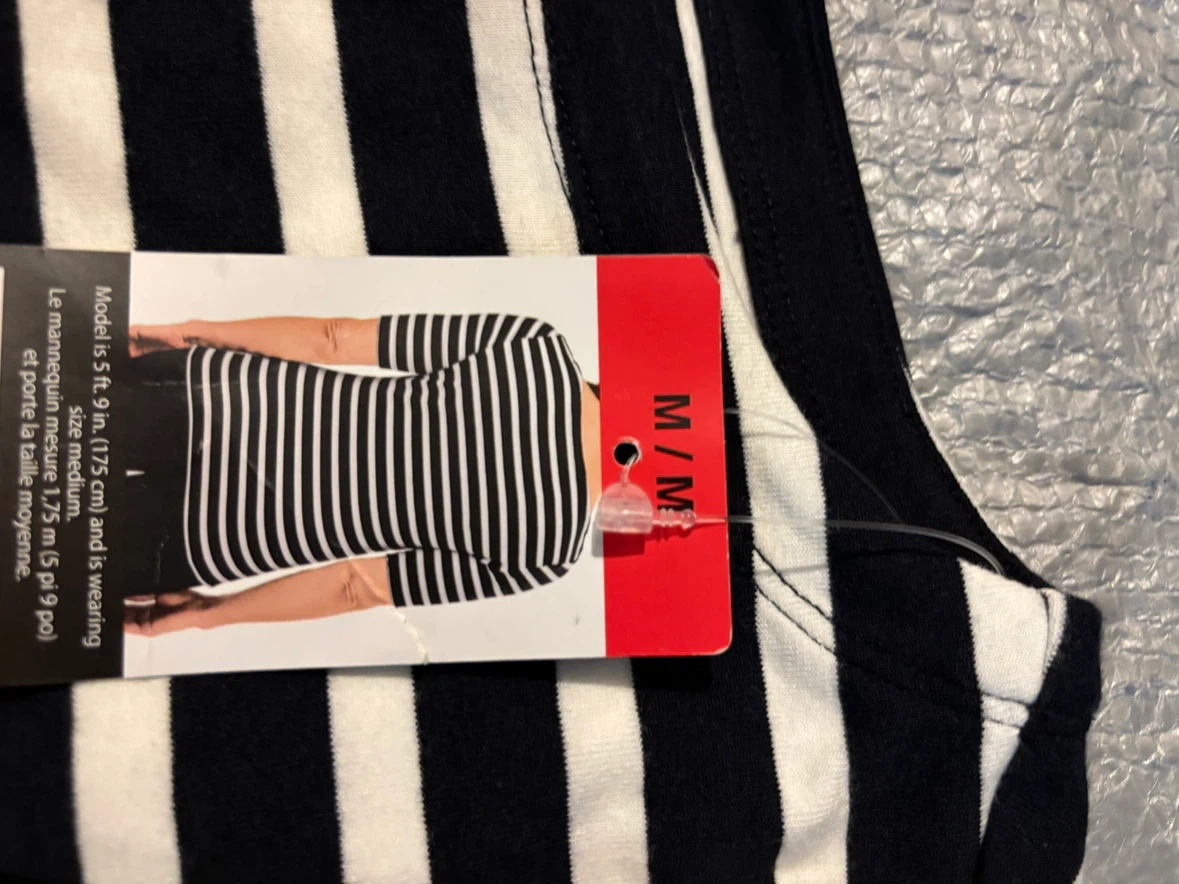 Ellen Tracy Striped Top M - photo 3
