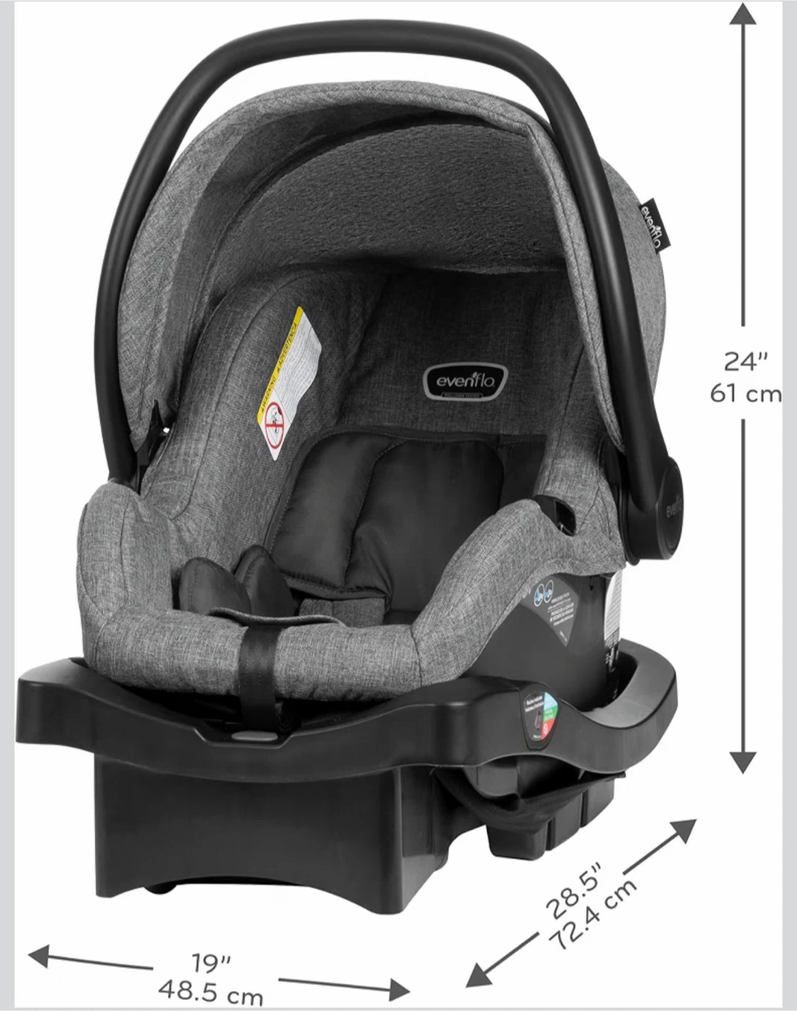 Evenflo infant car seat with JJ Cole bundleme - photo 2