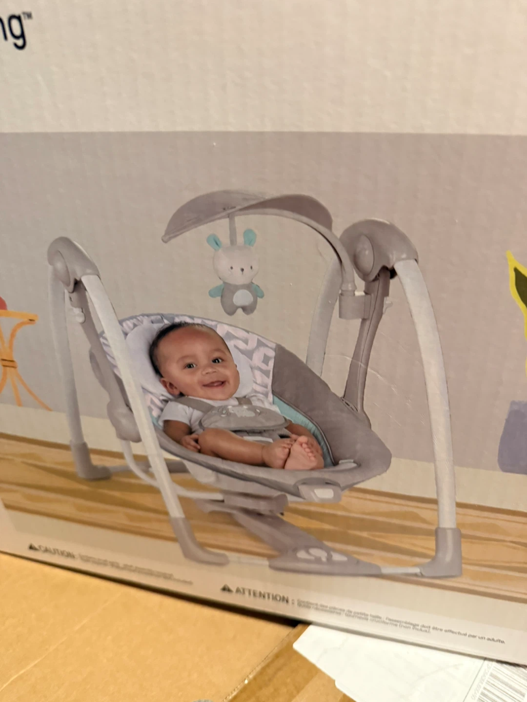 Ingenuity ConvertMe Swing-2-Seat Portable Swing