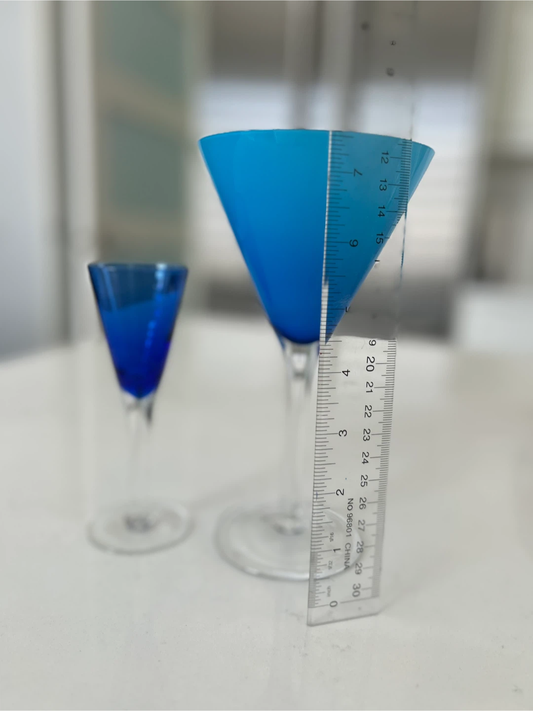 Torre & Tagus Blue Cosmic Liqueur Glasses - photo 3
