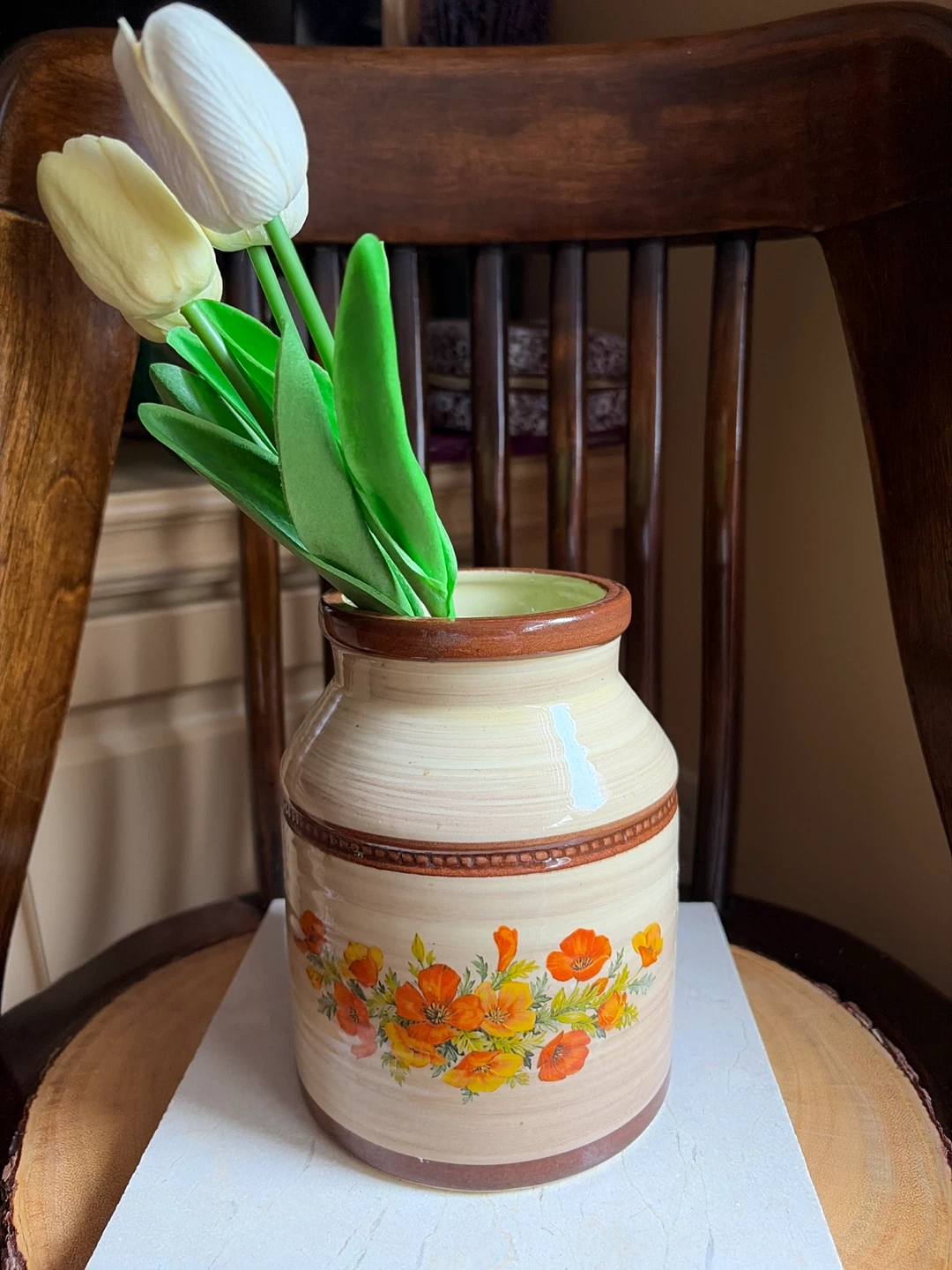 🏈Vintage Floral Ceramic Canister