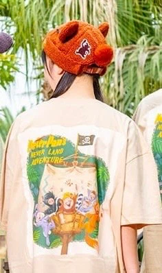 Disney Peter Pan Never Land Adventure Teddy Bear Hat 🏈 - photo 5