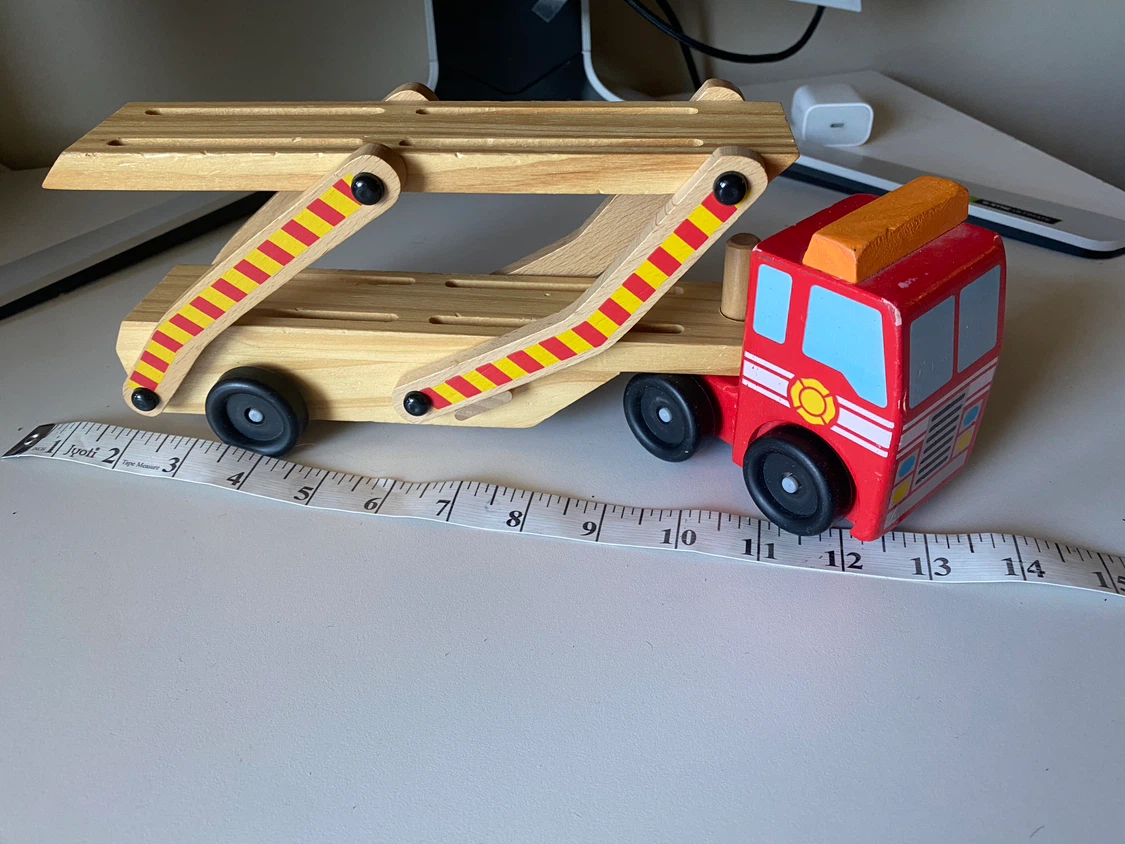Wooden Toy Car Carrier Truck - photo 2