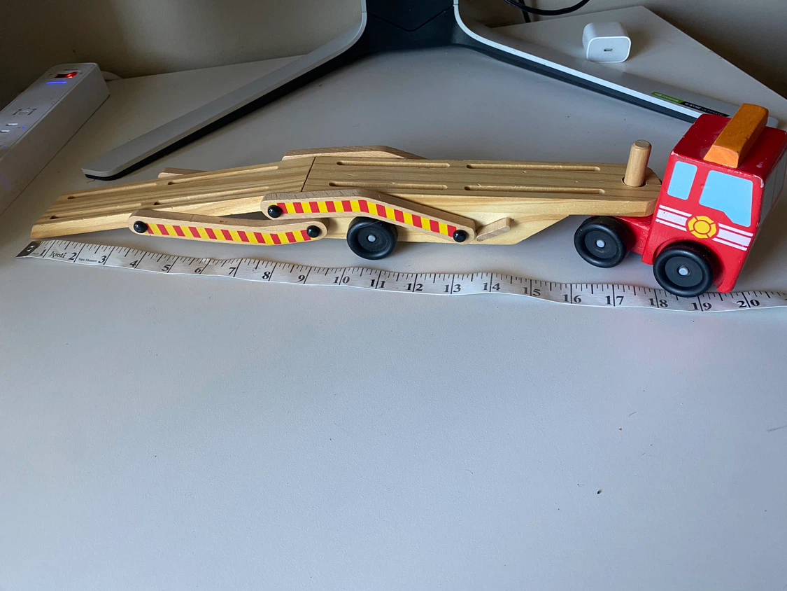 Wooden Toy Car Carrier Truck - photo 3