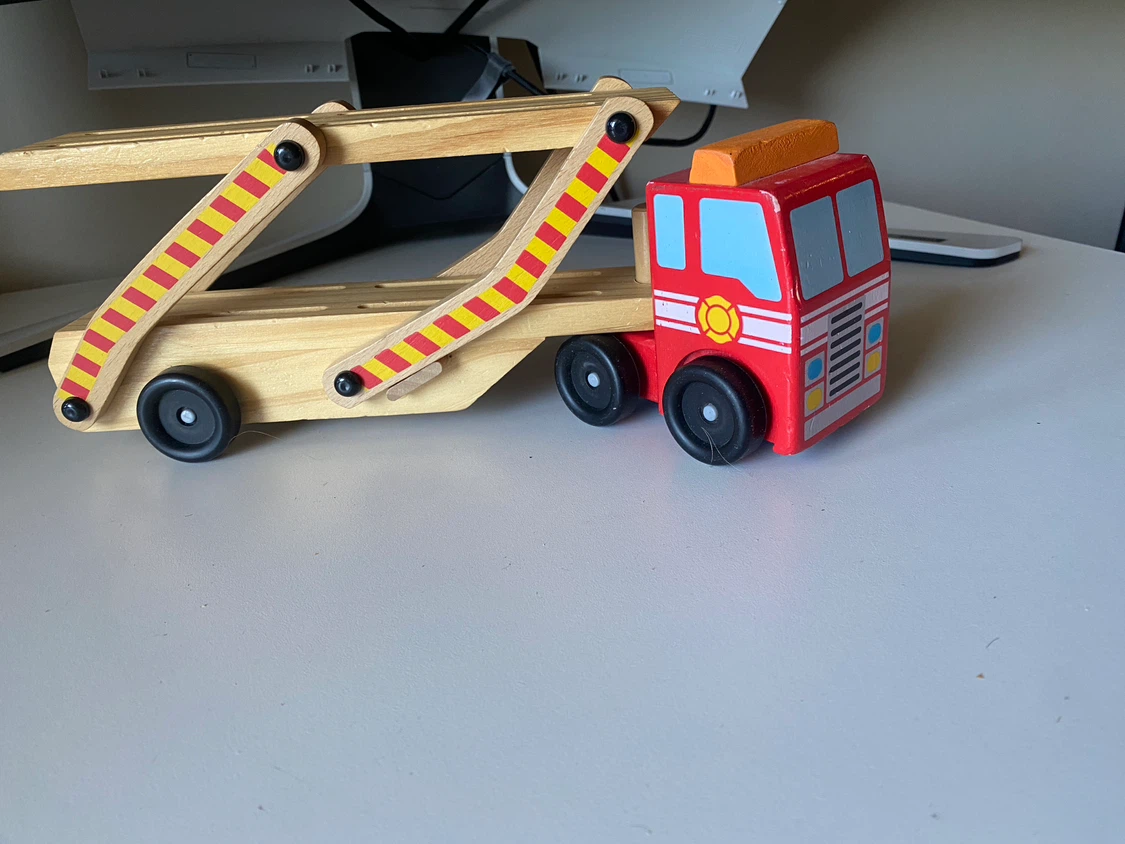 Wooden Toy Car Carrier Truck - photo 4