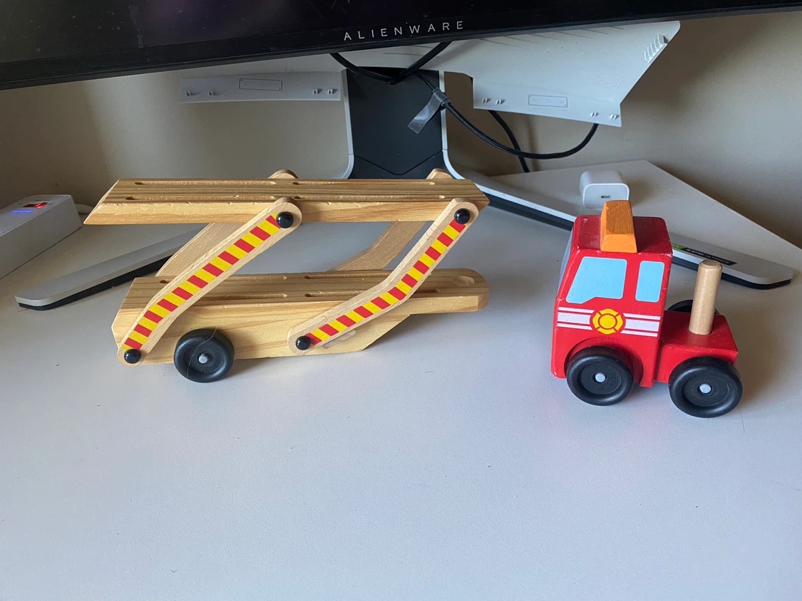Wooden Toy Car Carrier Truck - photo 5