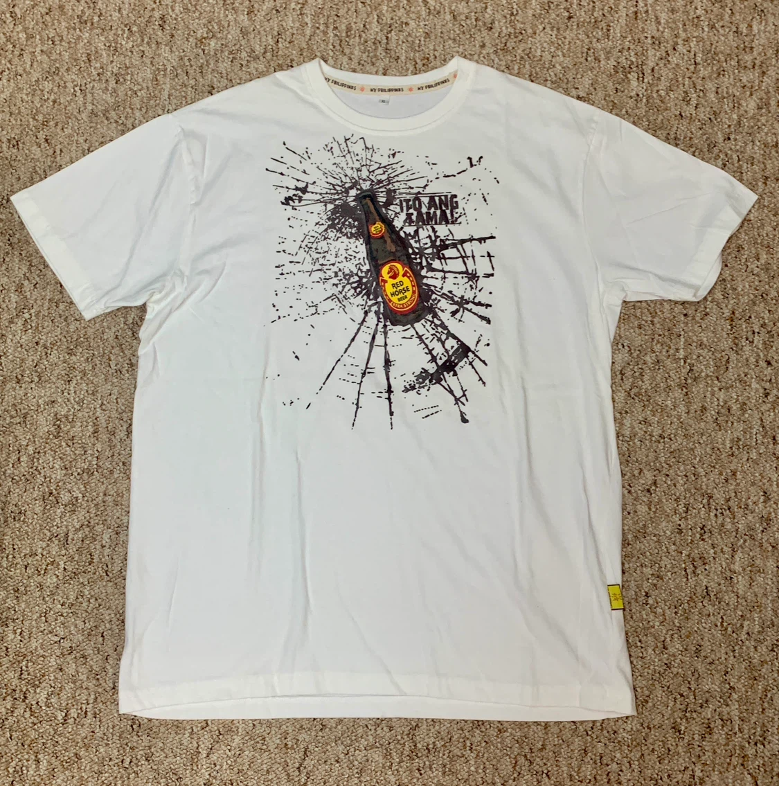 Philippines Red Horse Beer Graphic T-Shirt White