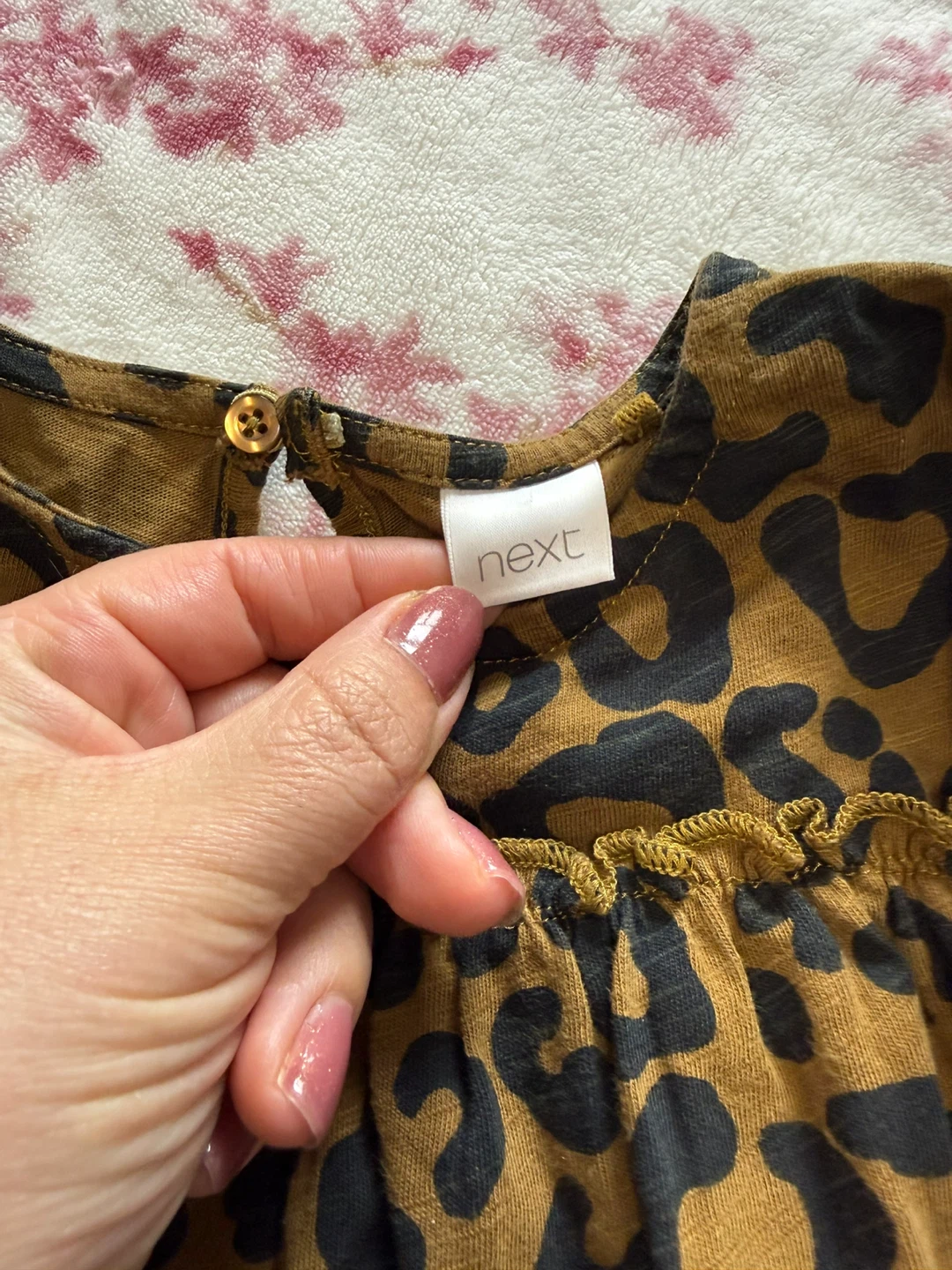 Next Girls Leopard Print dress 4-5yrs 🏈 - photo 2