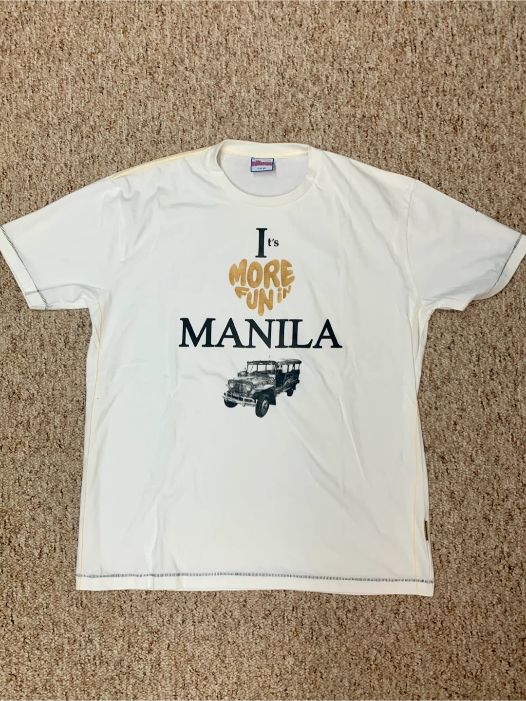 It's More Fun In Manila T-shirt Large