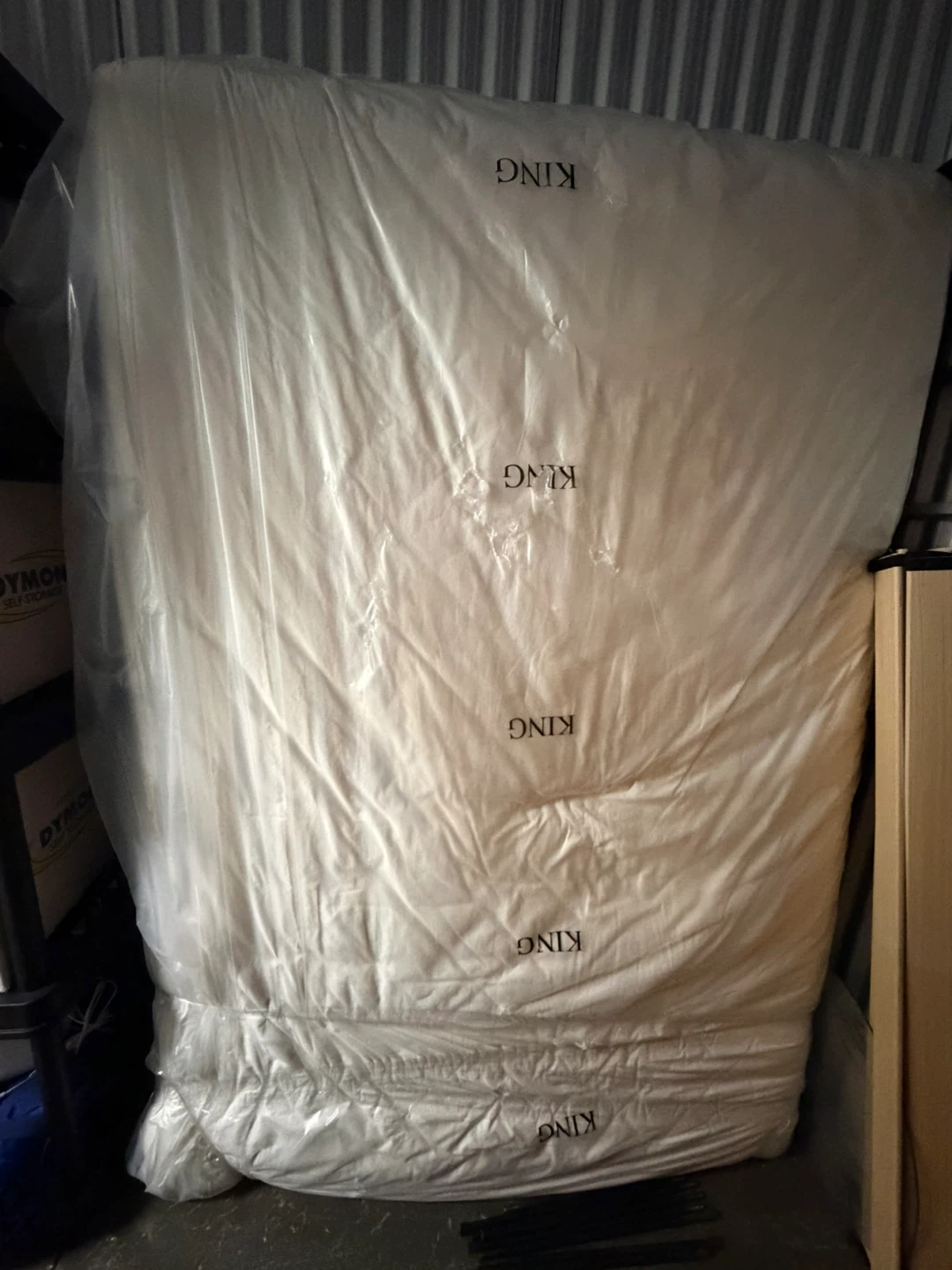 Double Size Mattress + Wood & Metal Bed Frame - photo 3
