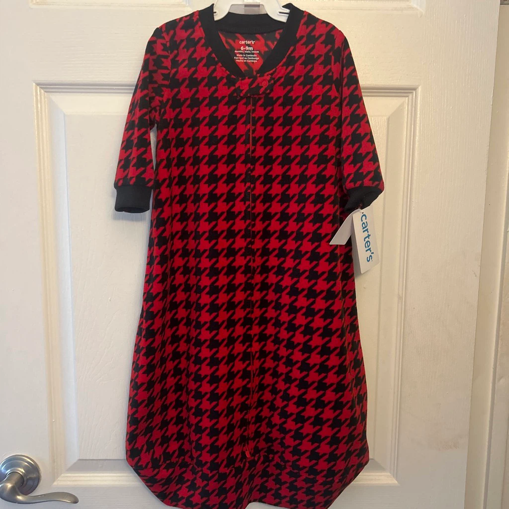 Carter's Baby 🏈 Sleep Bag 6-9M Red/Black