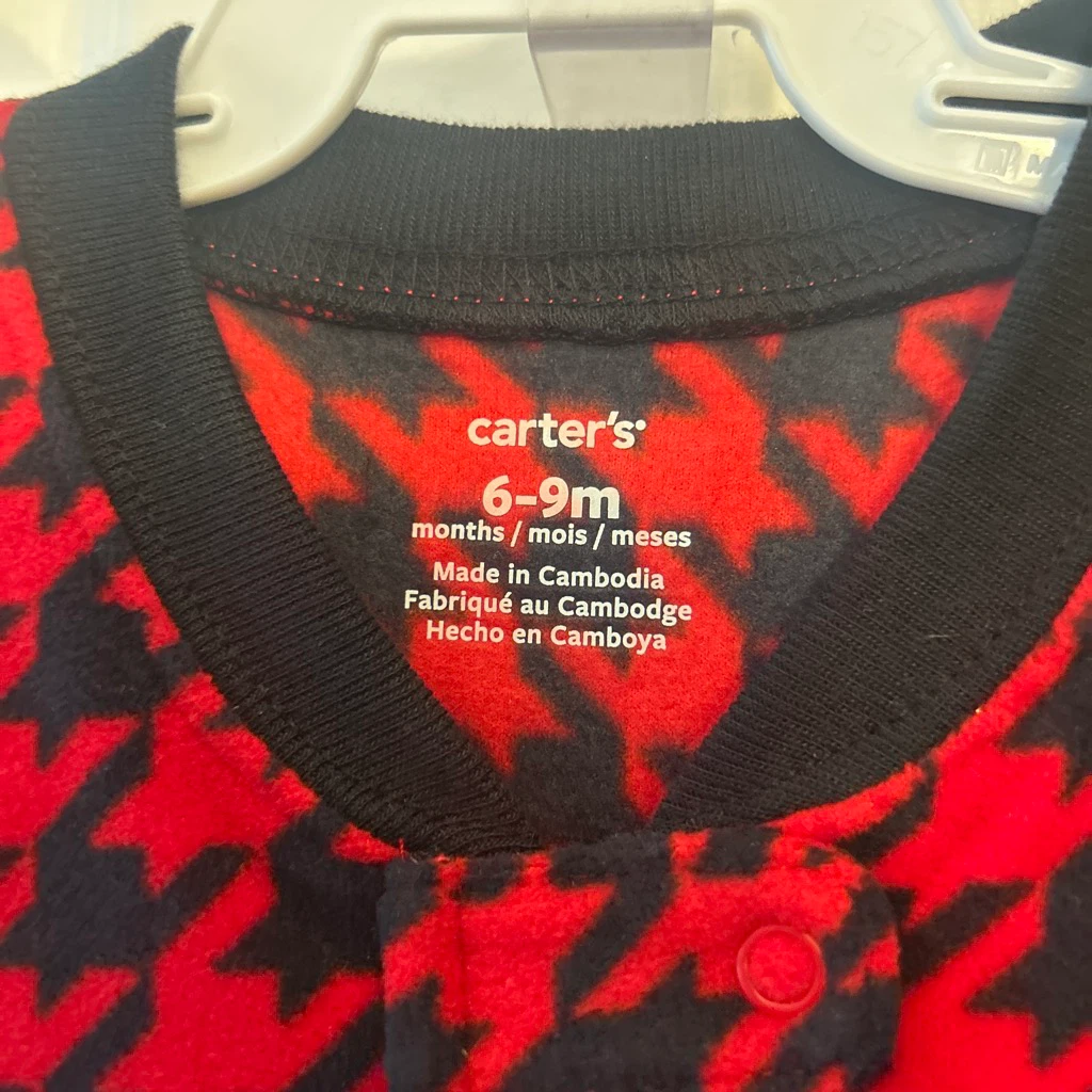 Carter's Baby 🏈 Sleep Bag 6-9M Red/Black - photo 2
