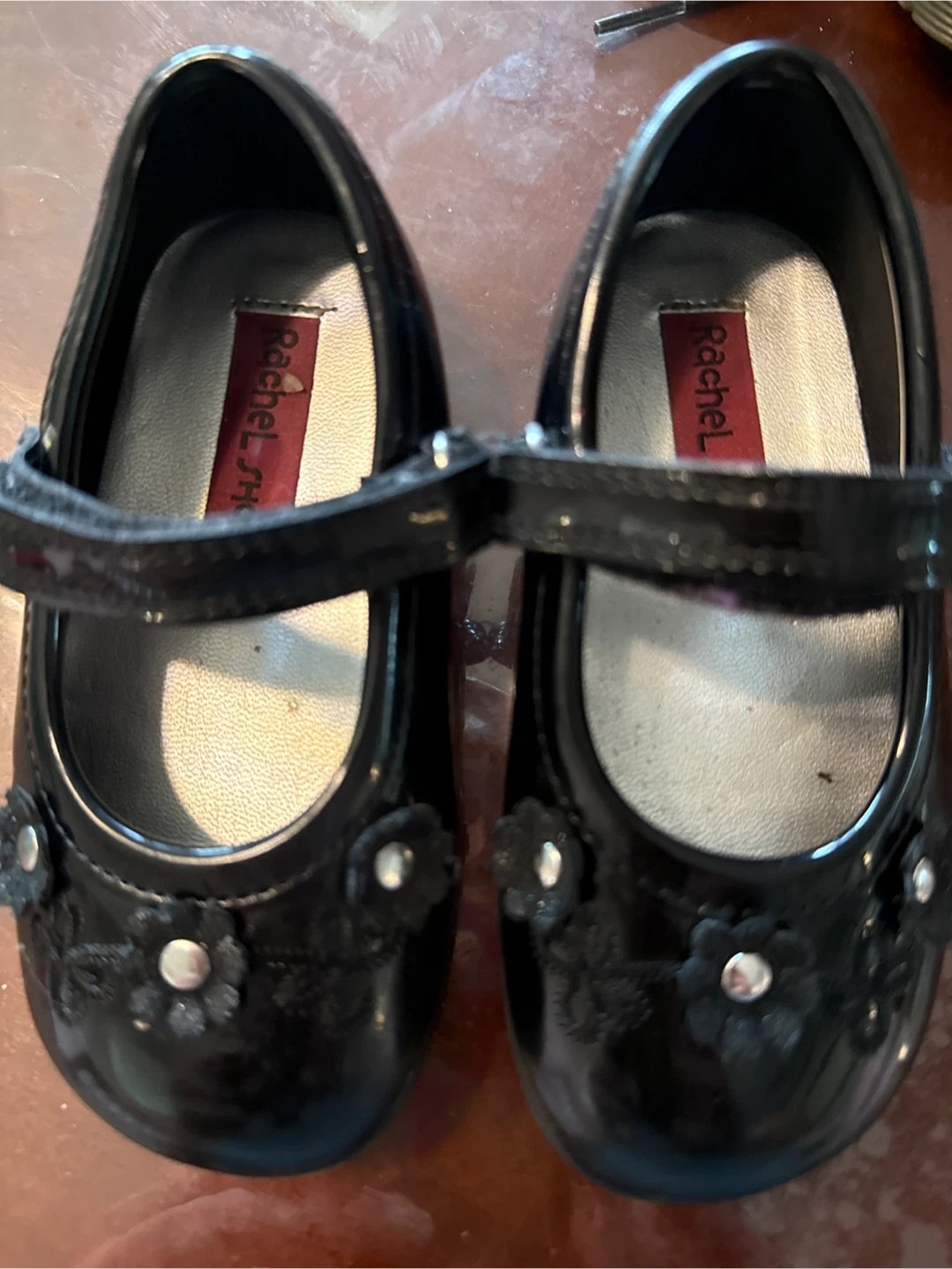 Rachel Shoes Black Mary Janes Size 7