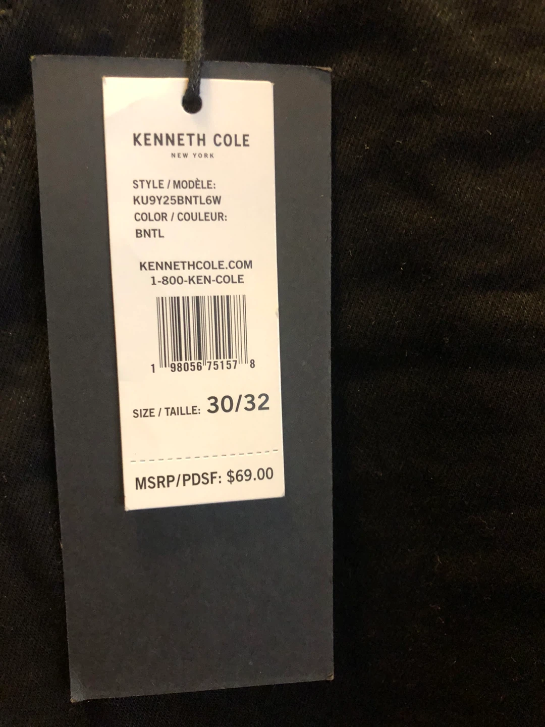 Kenneth Cole Slim Fit Jeans 🏈 - photo 2