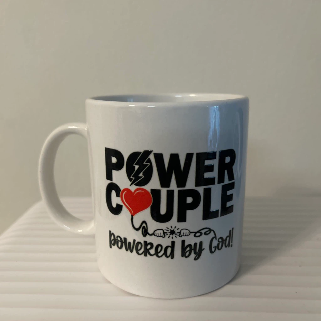 Power Couple Ceramic Mug 🏈