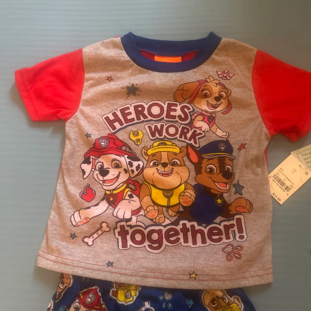 Paw Patrol Pajama Set Size 2T 🏈