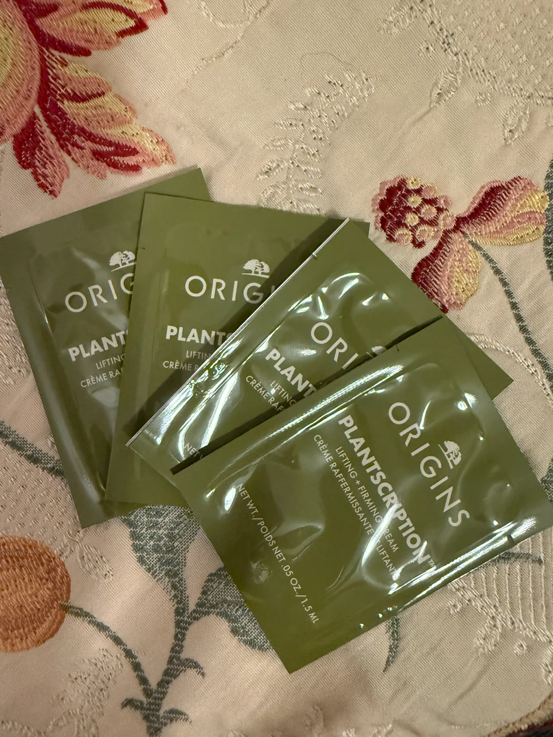 4 Origins Plantscription Lifting & Firming Cream Samples🏈