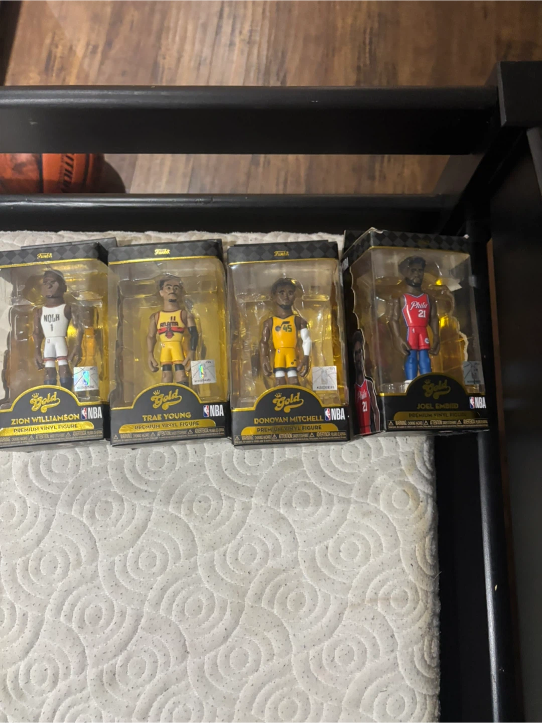 Set of 4 Funko Gold NBA Premium Vinyl Figures