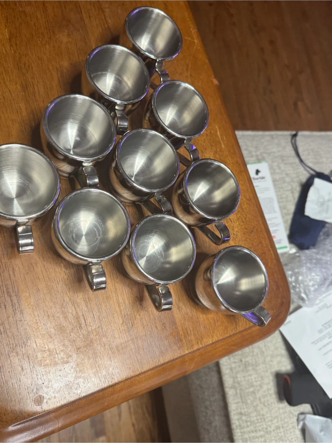 Set of 10 Stainless Steel Moscow Mule mini mugs - photo 4