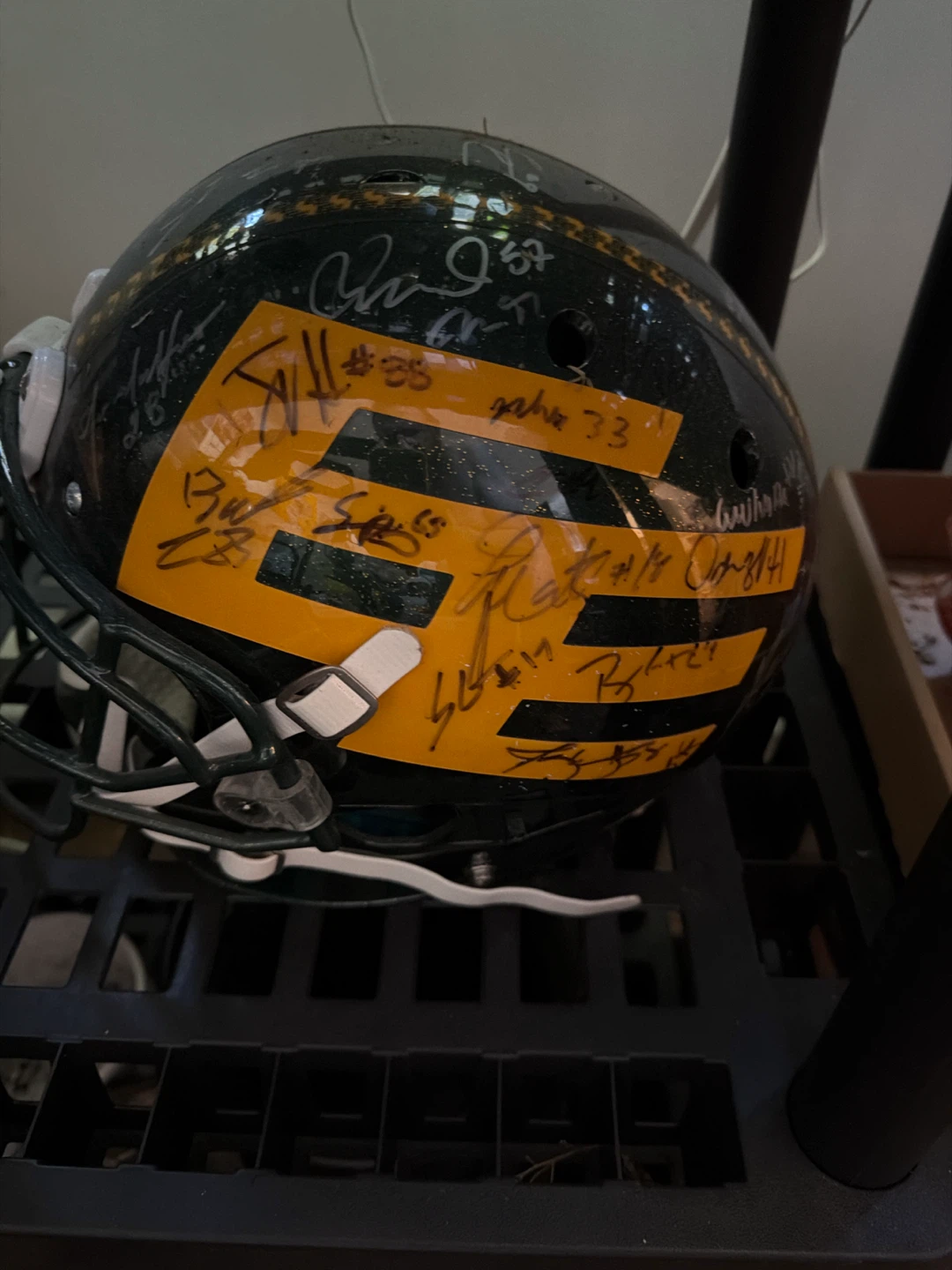 Autographed Football Helmet