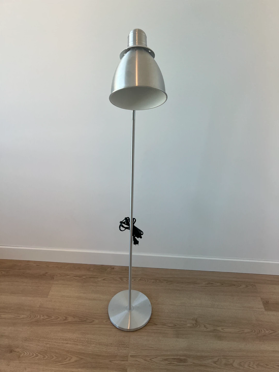 IKEA LERSTA floor, reading lamp, aluminum chrome effect - photo 2