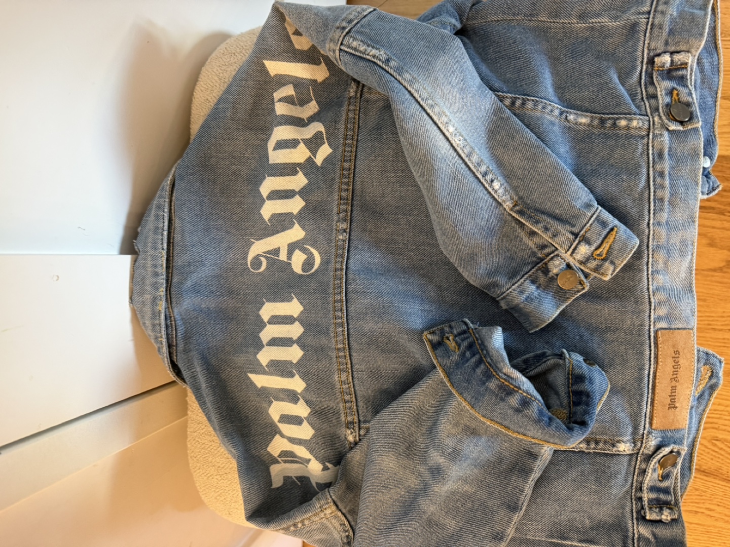 Palm Angels Denim Jacket - KIDS SIZE 4 - photo 5