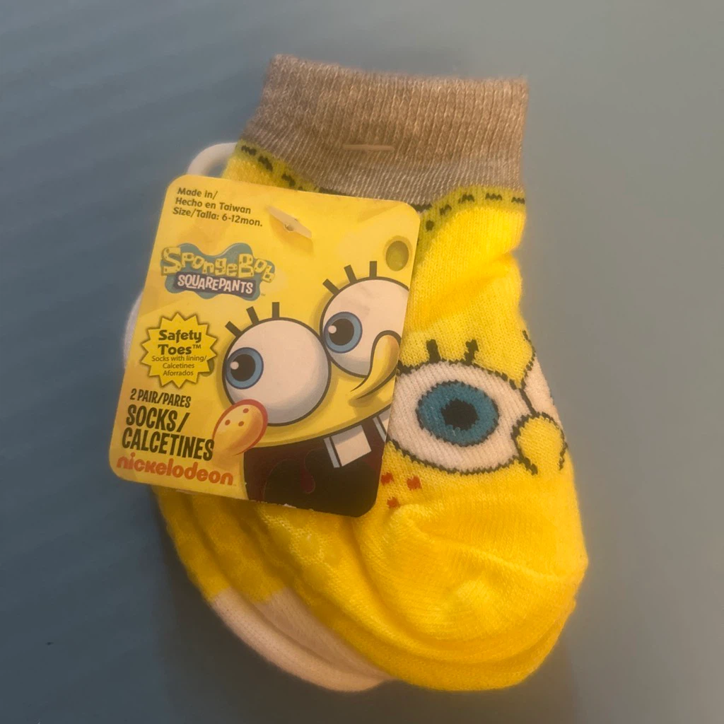 SpongeBob 🏈 SquarePants Baby Socks - photo 3