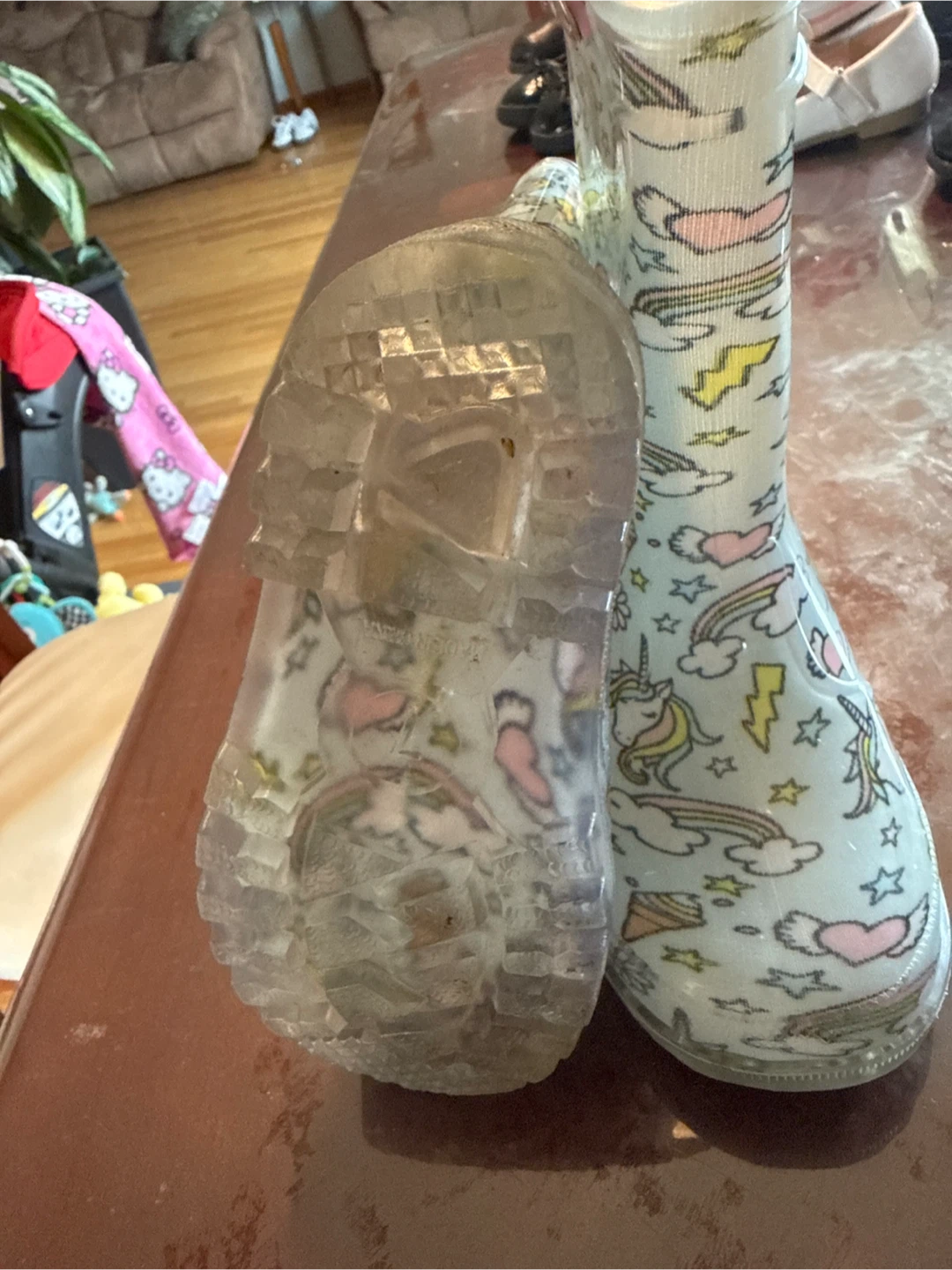 Girls Unicorn Print Rain Boots - photo 3