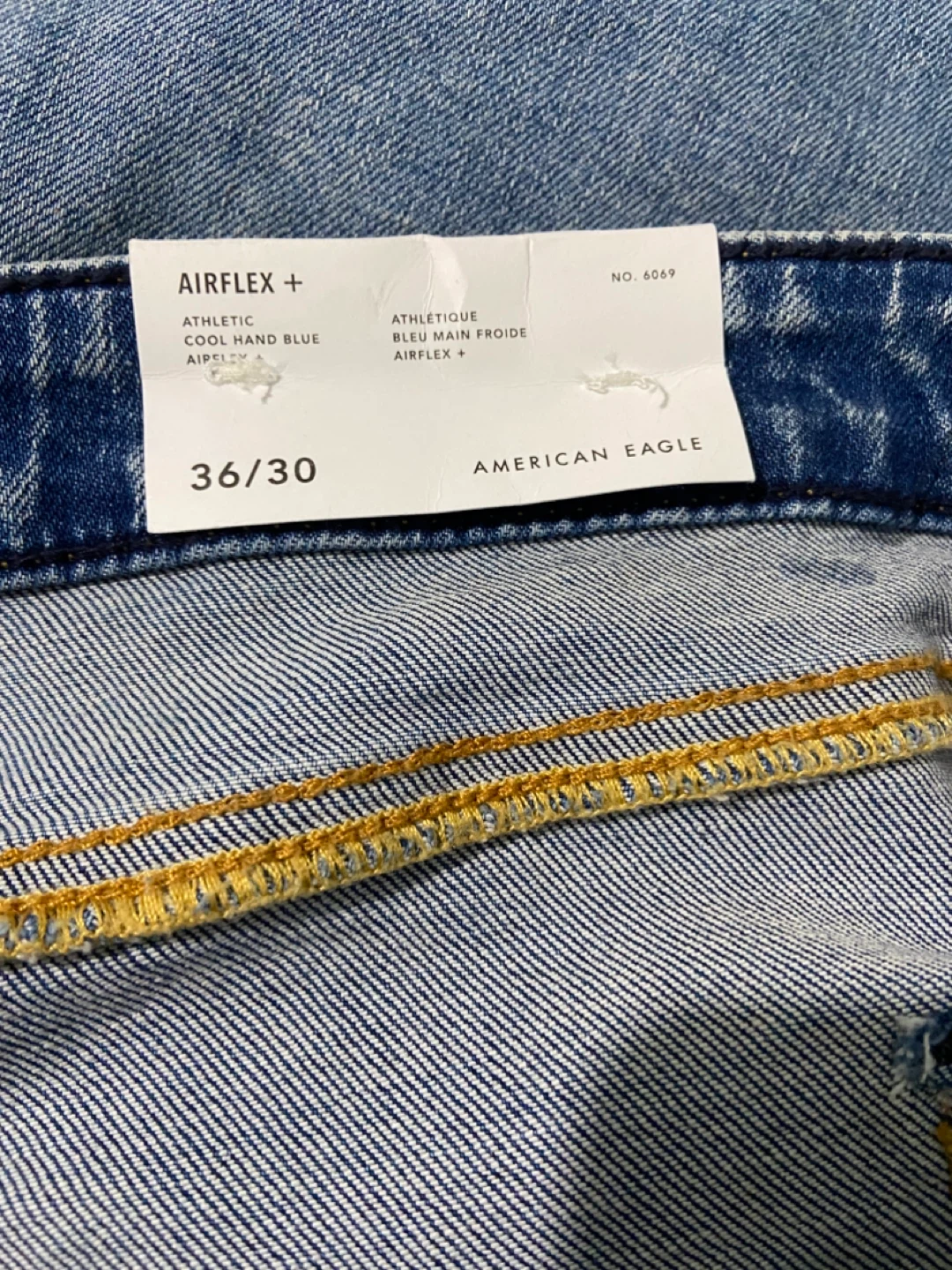 🏈American Eagle Airflex+ Athletic Jeans 36x30 - photo 3