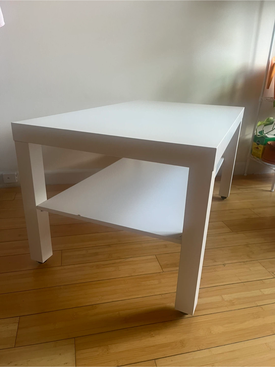 IKEA Lack Coffee Table White with wheels
