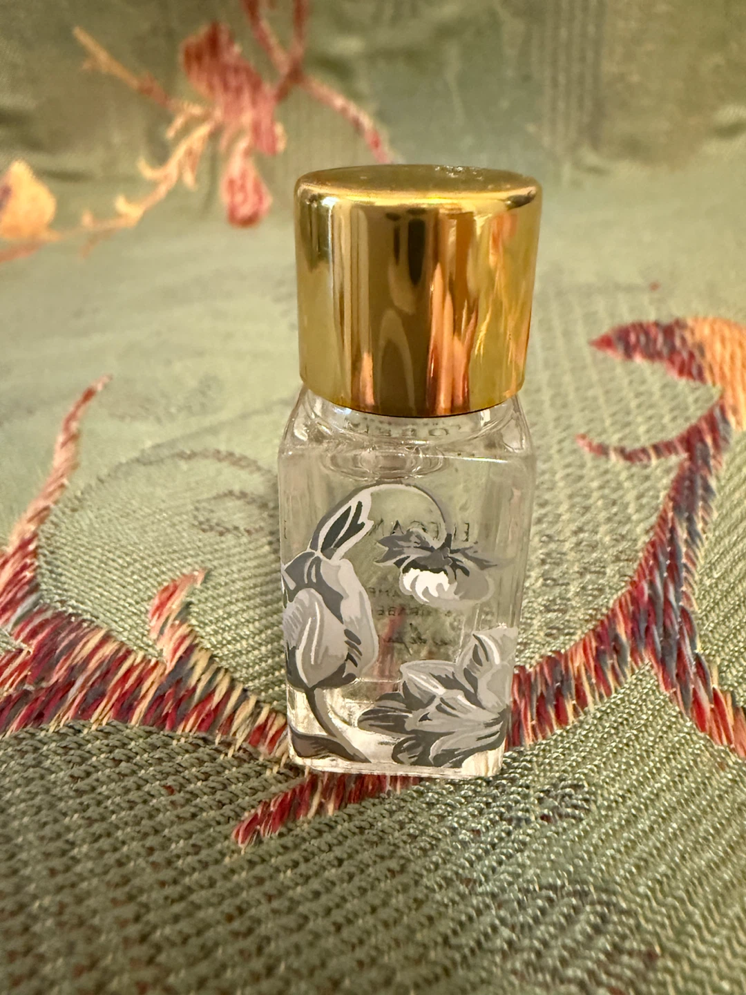 Number Three Miniature Glass Perfume Bottle🏈