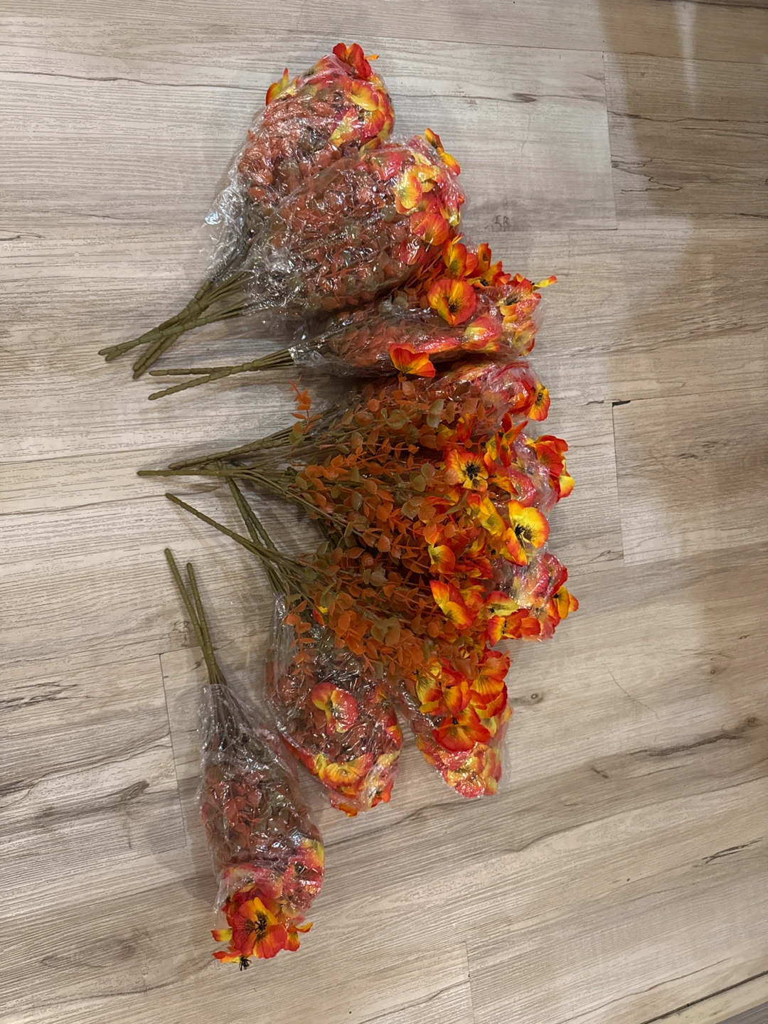 Artificial Autumn Floral Bunches