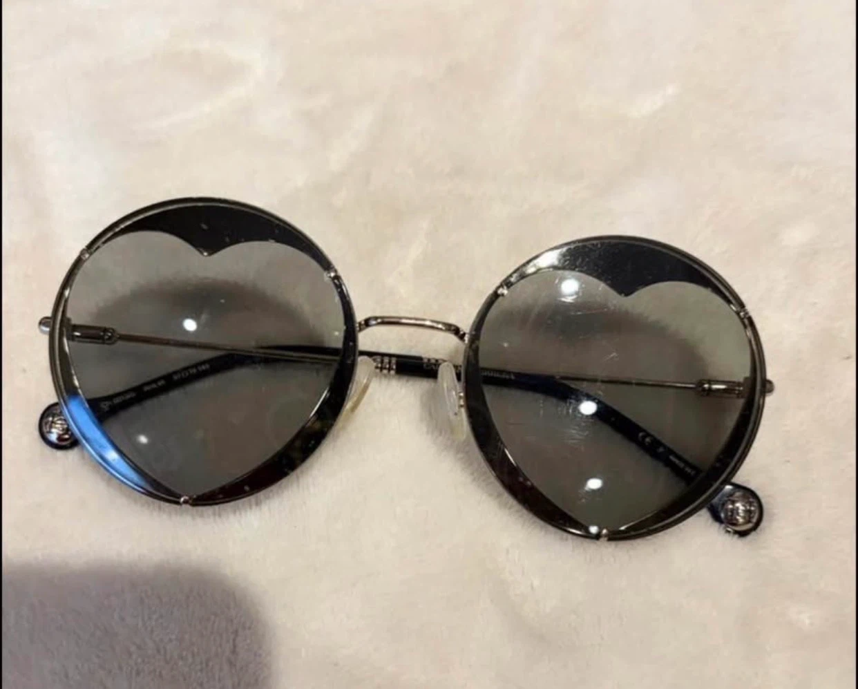 Rare Authentic Carolina Herrera Heart Shaped CH0013S sunglasses