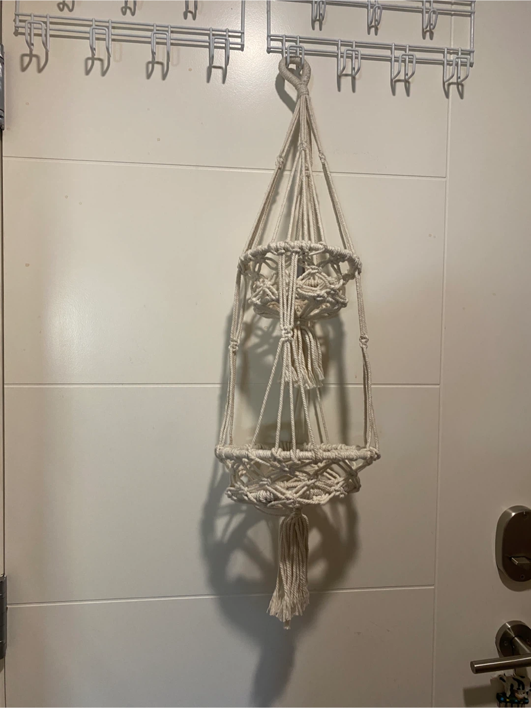 Two-Tier Macrame Hanging Planter