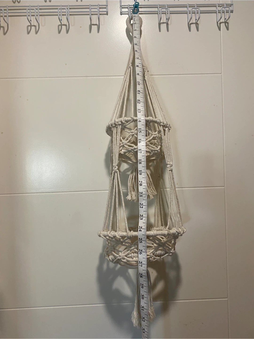 Two-Tier Macrame Hanging Planter - photo 3
