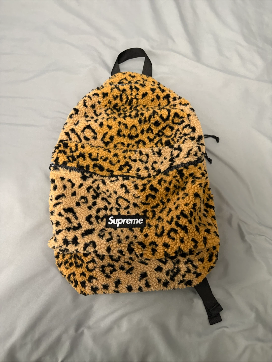 Supreme leopard bag