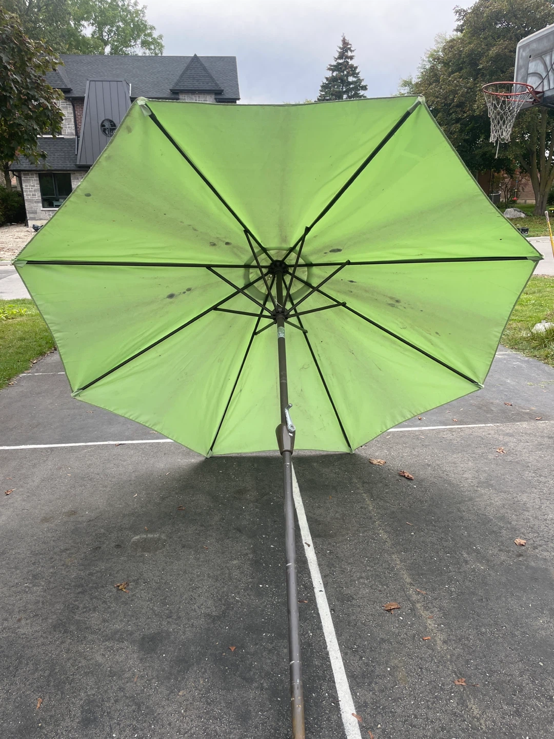 🏈Green patio umbrella
